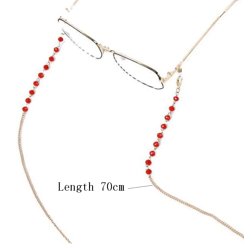 

Rhinestone Beaded Chain Face Mask Lanyards Eyeglasses Strap Cord Holder Anti-lost Necklace Bracelet Neck Accessories hot sell
