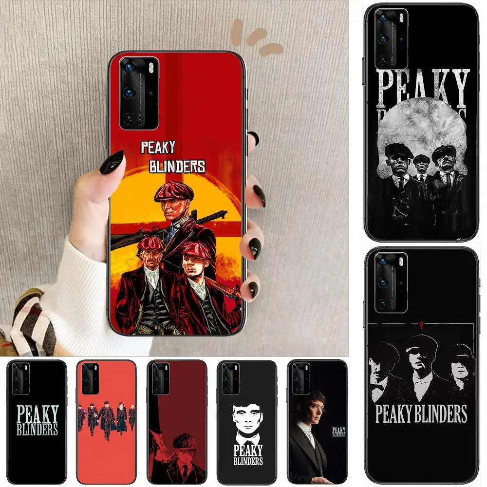 

Peaky Blinders tv Phone Case For Huawei P40 p30 P20 10 9 8 Lite E Pro Plus Black Etui Coque Painting Hoesjes comic fas