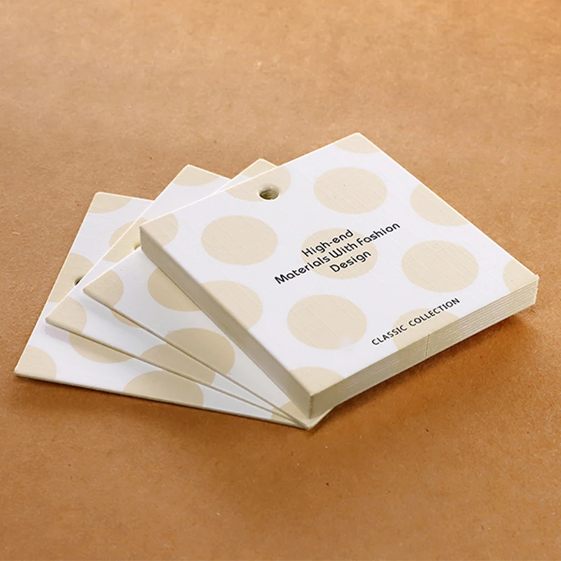 1000 комплектов бумажные бирки на заказ ценники для одежды подвесные