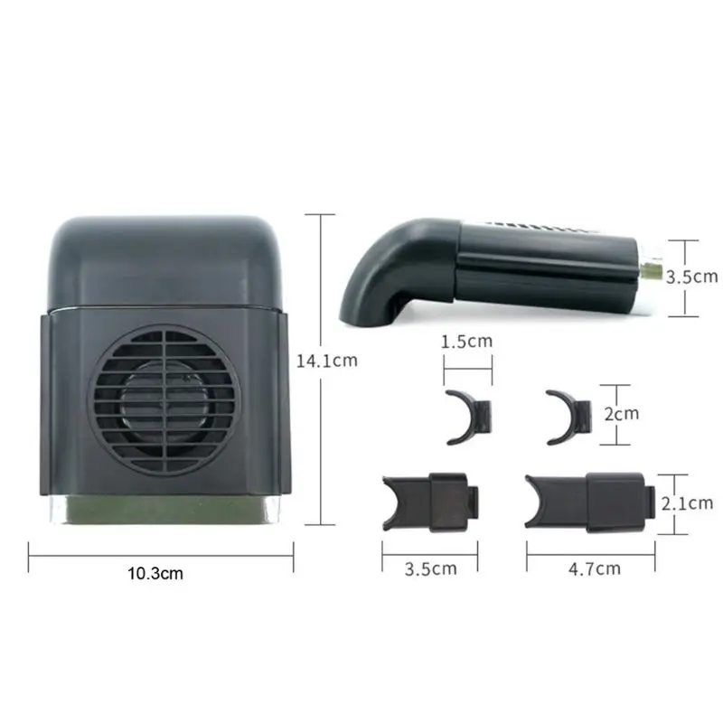 

2021 New Universal 5V Car Headrest Front Seat Cooling Fan USB 3 Speeds Exhaust Air Ventilated Fan for Car SUV Boat