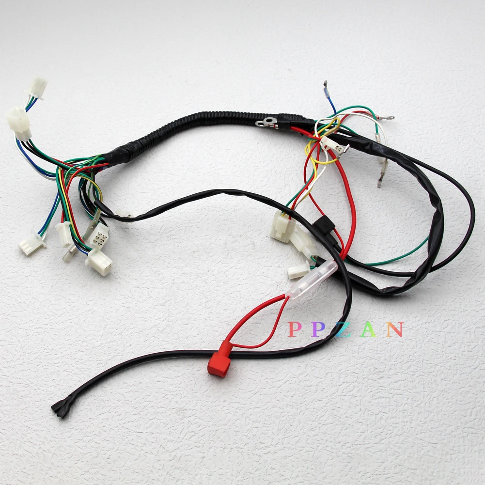 Электрический жгут проводов для китайского квадроцикла UTV Quad Go Kart Багги 4 wheeler 50cc