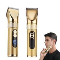 hair clipper lcd display professional trimmer for men rechargeable hair trimmers barber timmer cordless hair cutter mens shaver