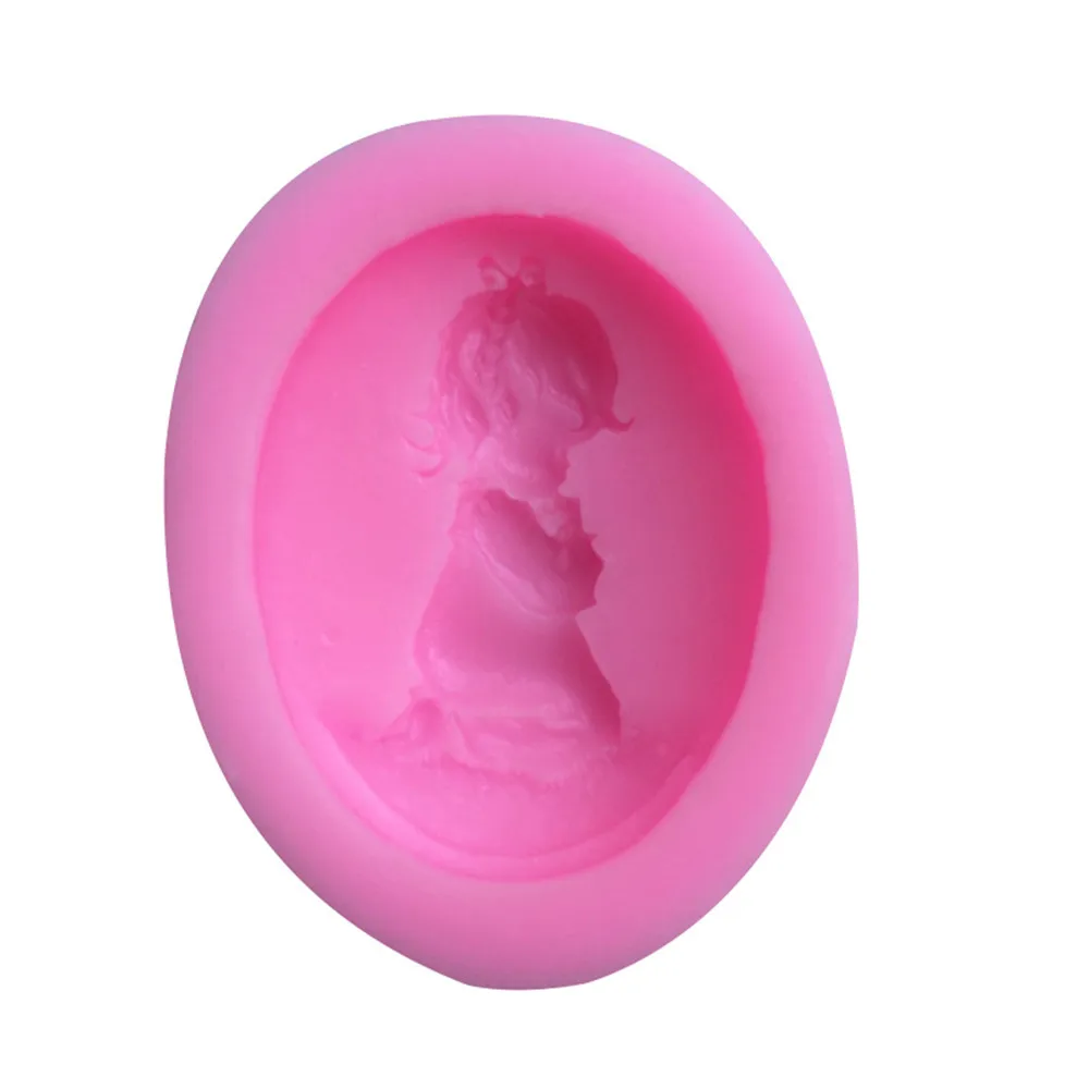 

3D Angel Baby Silicone Molds Cupcake Topper Fondant Mold Baby Birthday Cake Decorating Tools Candy Clay Chocolate Gumpaste Mould