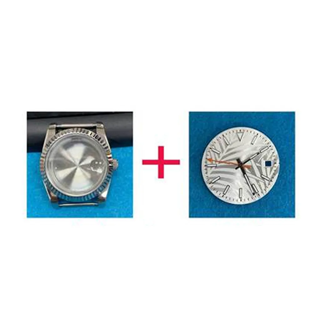 

Dial Watch Hands Set Stainless Steel Watch Case for 8215/2813/8205/8200 Watch Movement Modification Part
