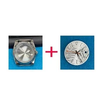 dial watch hands set stainless steel watch case for 8215281382058200 watch movement modification part