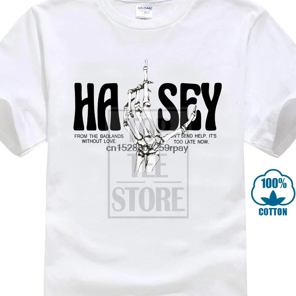 Для мужчин забавная футболка женщин крутая Halsey из пустоши s мягкая модная