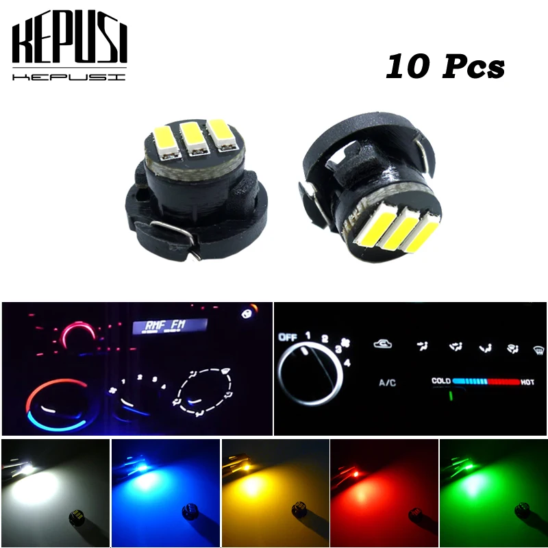 

10x High Quality T4.7 Neo Wedge 4014 SMD LED Bulb Dash A/C Climate Control Instrument Light for Dodge Ram
