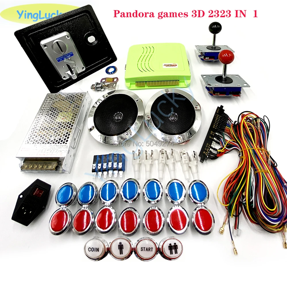 Комплект Pandora Box 3D 2323 в 1 аркадная версия HDMI VGA для игровой машины с монетами