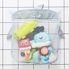 Детские игрушки для ванной, искусственная сумка для хранения, женская сумка для ванной, игровая сумка для ванной, органайзер, игрушки для воды для детей