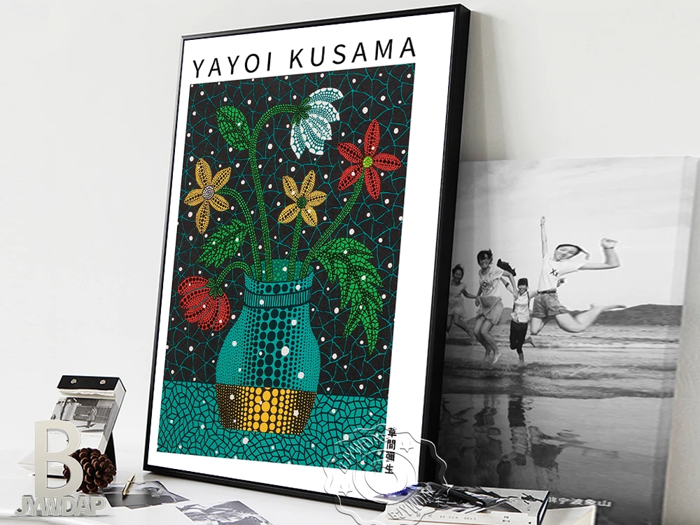 Yayoi Kusama Токийская выставка Ранняя Картина на холсте с изображением смерти