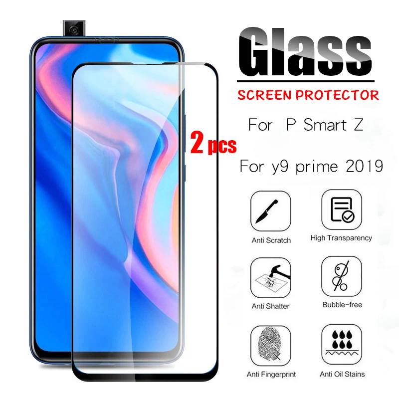Защитное стекло для Huawei P Smart Z полноразмерная Защитная пленка hauwei Y9 Prime 2019 psamrtz