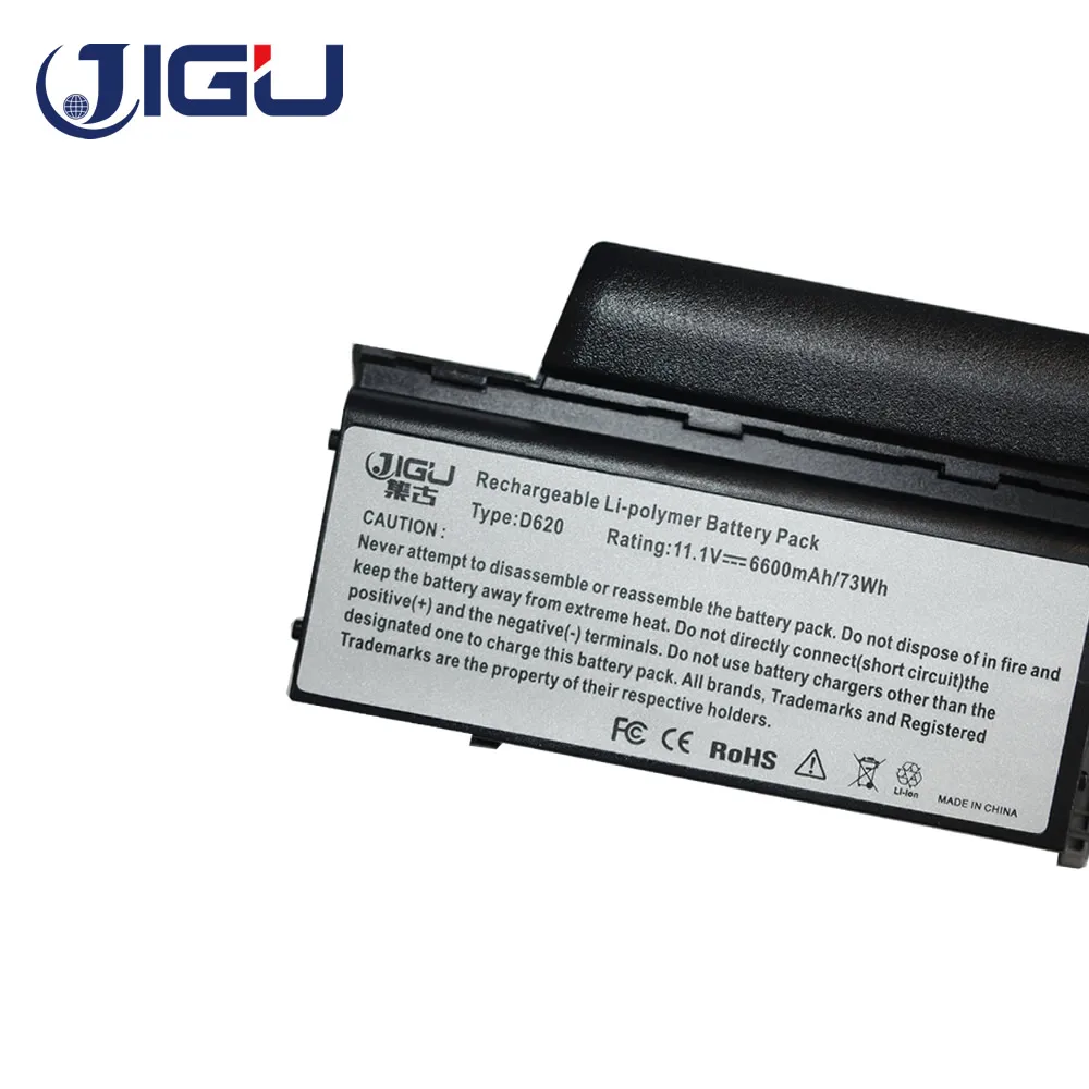 JIGU для Dell Latitude 9 Cells D620 312 0383 D631 Аккумулятор ноутбука D630 0386 451 10297 10298 TC030 JD634 PC764|laptop