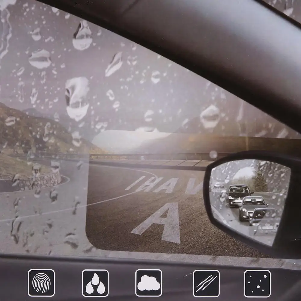 Автомобильная мягкая пленка заднего вида противотуманная/дождевая/резиновая