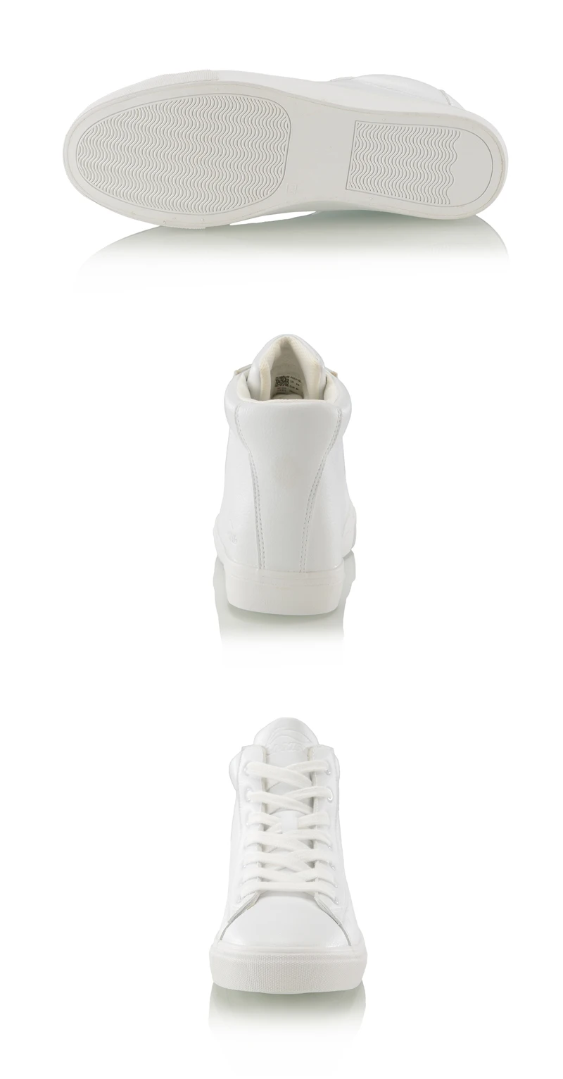 Li-Ning/Мужская обувь VULC LITE; зимняя стильная обувь для образа жизни; зимняя флисовая удобная обувь с подкладкой; спортивная обувь для фитнеса; кроссовки; AGLP105 YXB334