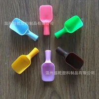 10pcs plastic dessert gadget spoon colorful small spatula shape kitchen tools kid cute toy cake party ice cream spoon