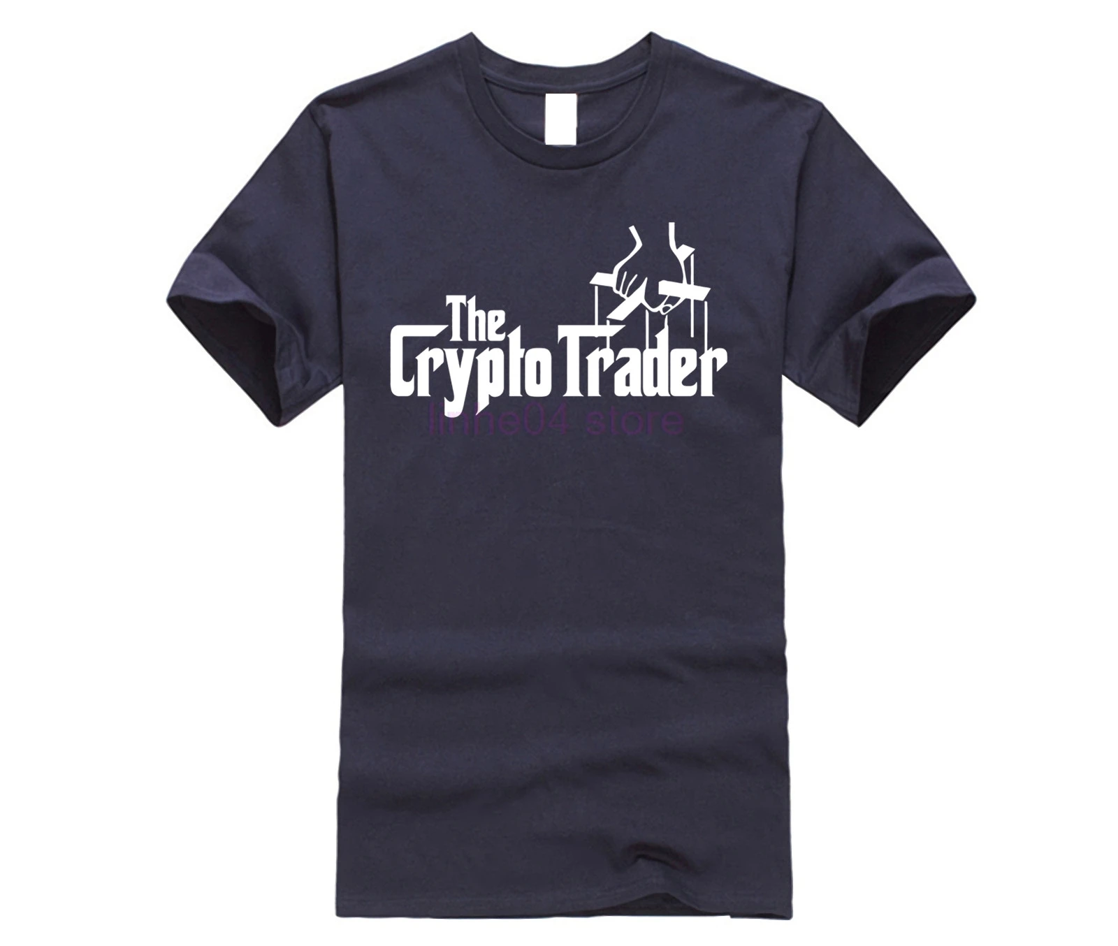 2019 летняя модная футболка с короткими рукавами Crypto Trader-Футболка-Godfather