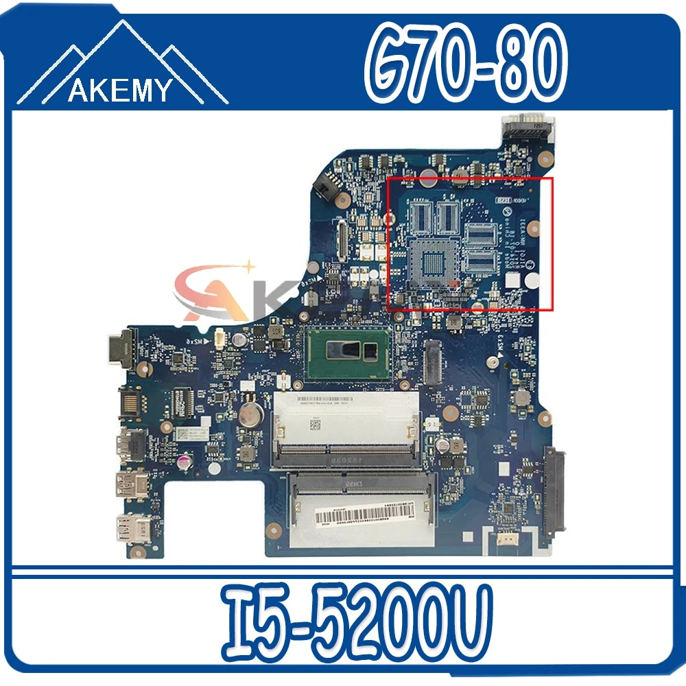 

NM-A331 Laptop motherboard for Lenovo G70-80 original mainboard I5-5200U