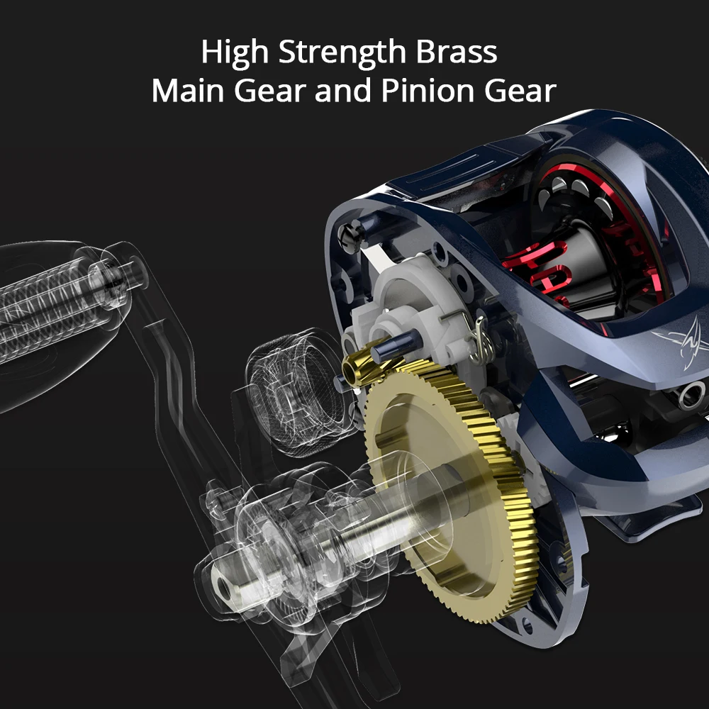 Катушка спиннинговая с графитовым каркасом 8 кг 7 2 г 190: 1 | Спорт и развлечения