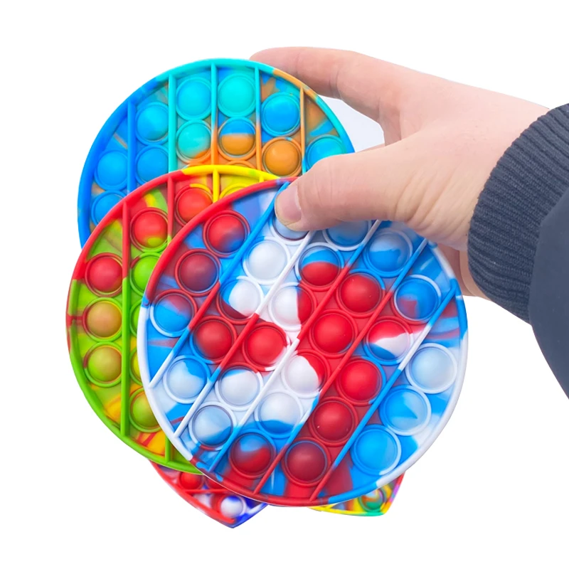 

Push Bubble Fidget Sensory Toy Autism Special Needs Stress Reliever Kids Adult Antistresse Toy Fidget Toys Simple Dimple Vip