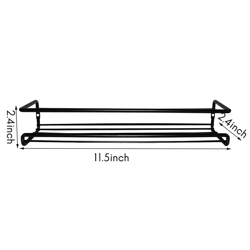 Набор из 5 настенных органайзеров для специй металлические подвесные стеллажи