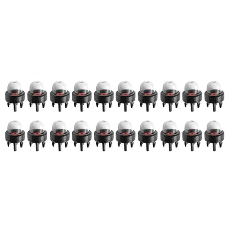 

20Pcs Carburetor Oil Bubble Snap-on Fuel Bulb Pump Kit for Walbro Carburetor Poulanchainsaws Lawn Mower