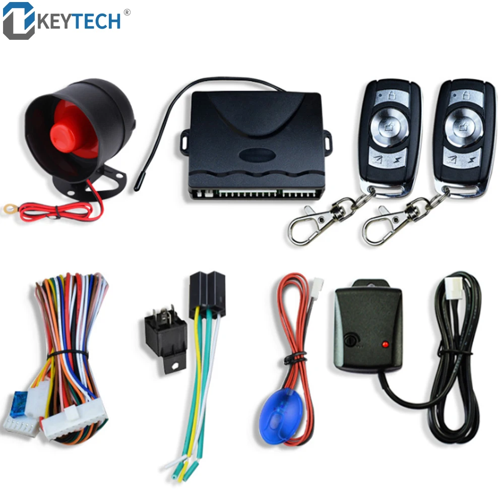 

OkeyTech Auto Engine Start Push Start Button Keyless Alarm System Remote Starter Stop Auto Car Accessories Tool