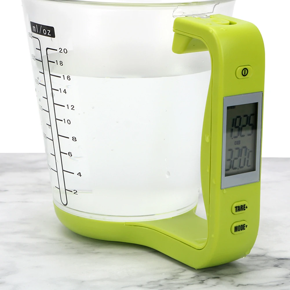 

Electronic Measuring Cup Kitchen Scales Digital Beaker Host Weigh Temperature Measurement Cups With LCD Display Kitchen Tool