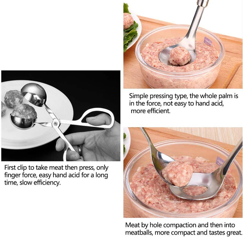 Креативный фрикадельщик ложка мясной Баллер антипригарное эллиптическое