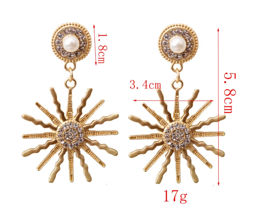 

Frosted Diamond Pearl Drop Dangle Earrings for Women Girl Party Charm Jewelry