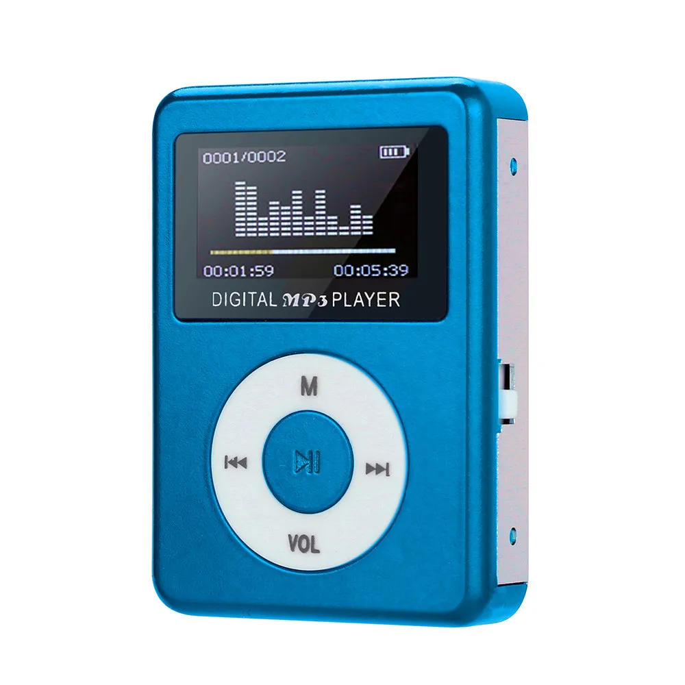 Mp3 музыкальный плеер мини Usb клип проигрыватель ЖК Экран Музыка Спорт Walkman