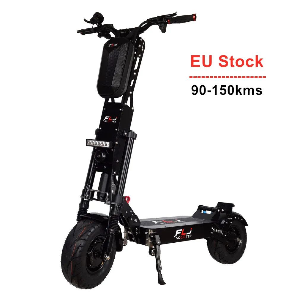 Billig FLJ Verbesserte 13 Zoll Räder 60V 6000W E Roller Mit 90-150km Reichweite Geschwindigkeit Dual Motor E Bike Fett Reifen Motorrad Elektrische Roller