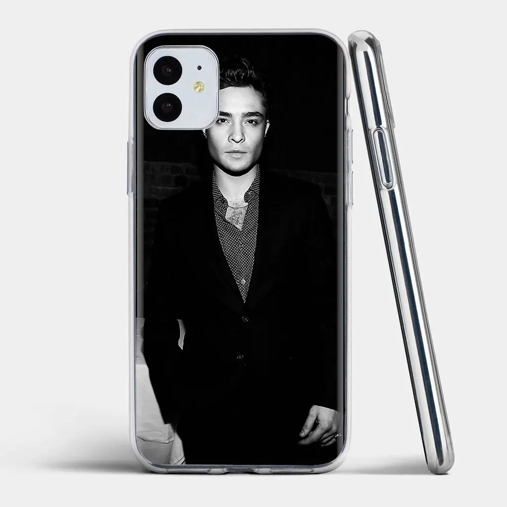 Мягкий чехол-накладка для iPhone 11 Pro 4 4S 5 5S SE 5C 6 6S 7 8 X XR XS Plus Max iPod Touch Сплетница Ed Westwick