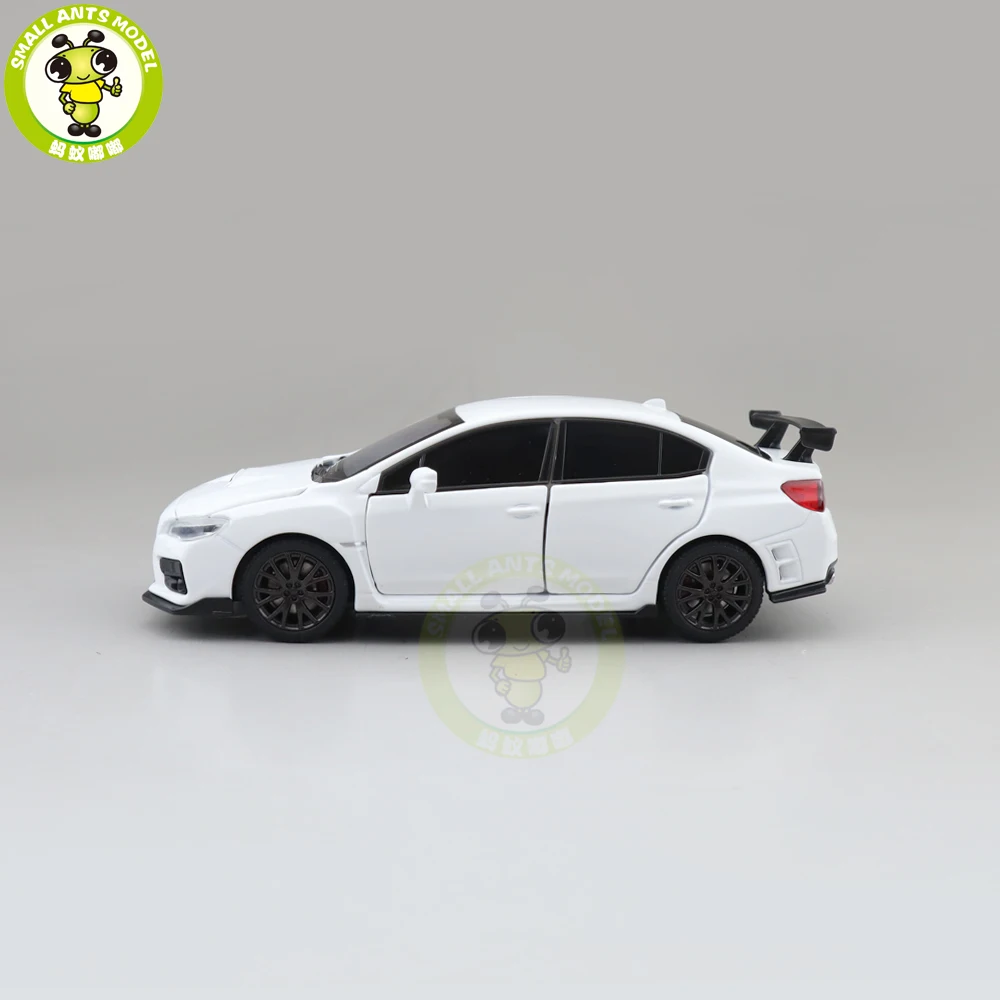 Коллекция 1/32 года JKM Subaru WRX STI со светящимися автомобилями подарки для мальчиков и