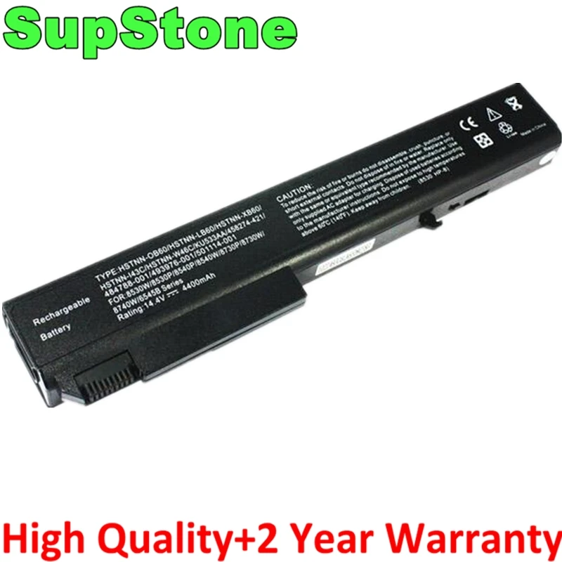 SupStone Новый HSTNN-OB60 HSTNN-LB60 XB60 AV08XL Аккумулятор для ноутбука HP EliteBook 8530P 8530w 8540P 8540W 8730P 8730W
