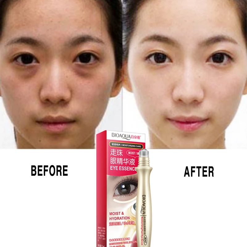 

BIOAQUA Ball Design Eye Serum Massage Anti Wrinkle Remove Dark Circles Moisturizing Hydrating Whitening Firming Eye Cream