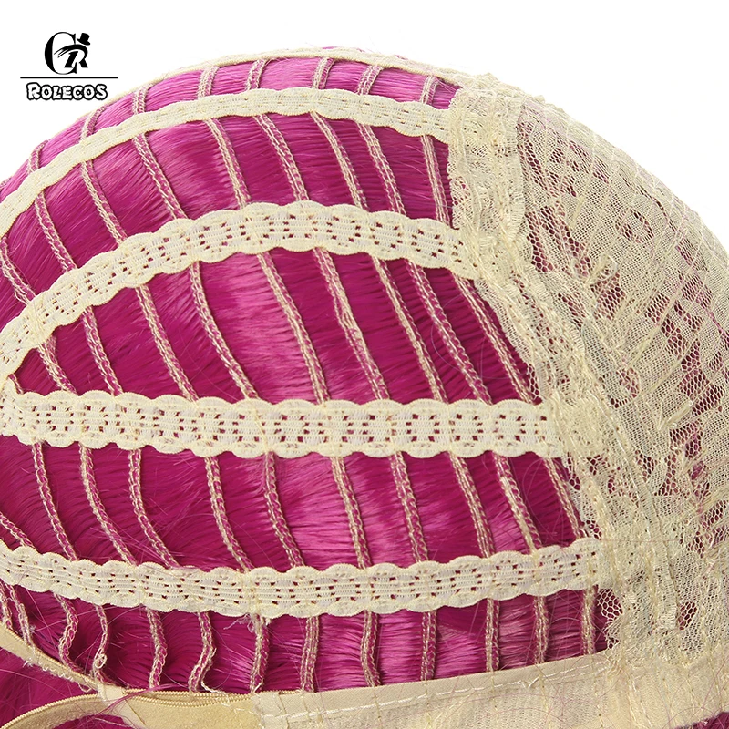 

ROLECOS Game LOL Spirit Blossom Ahri Cosplay Wig Cosplay Hair 70cm Mixed Color Loose Wave Heat Resistant Synthetic Cosplay Hair