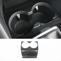for mazda 3 2019 2020 stainless steel car front water cup frame decoration cover trim sticker car styling accessories 2pcs