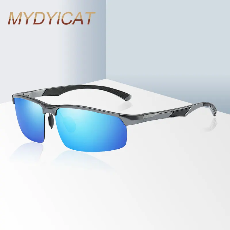 Фирменный дизайн Модные Цветные солнцезащитные очки мужские поляризованные из