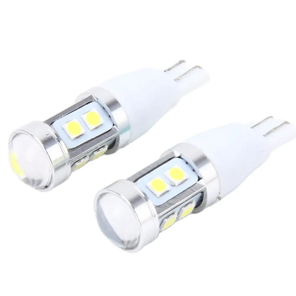

2 шт., Автомобильные светодиодные лампы T10 194 W5W 30 Вт 10 SMD3030 12 В