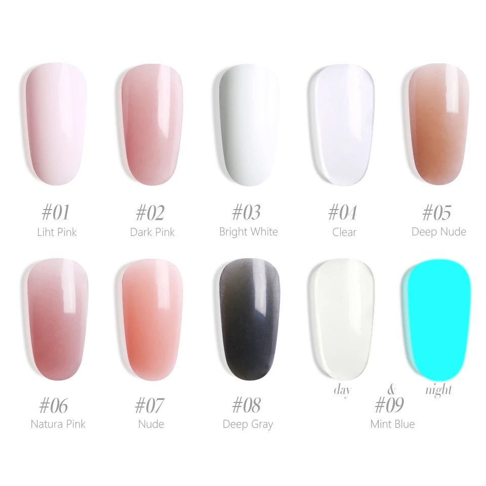 УФ-гель для наращивания ногтей Sexymix кристаллический маникюра светодиодный гель