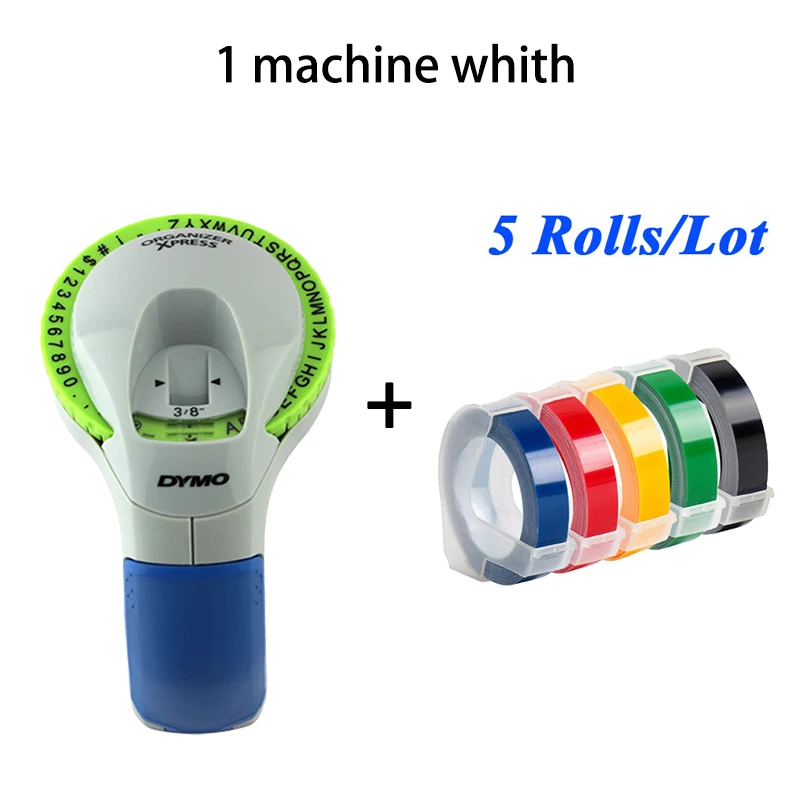 

Dymo Label Maker 12965 Manual DIY 9mm Embossed Label Manufacturer Dymo Manual Printer fit for 3D embossing 9mm label tape