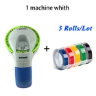 Производитель Этикеток Dymo 12965 ручной DIY 9 мм выбитым лейблом производитель Dymo ручной принтер подходит для 3D тиснение 9 мм лента для маркировки