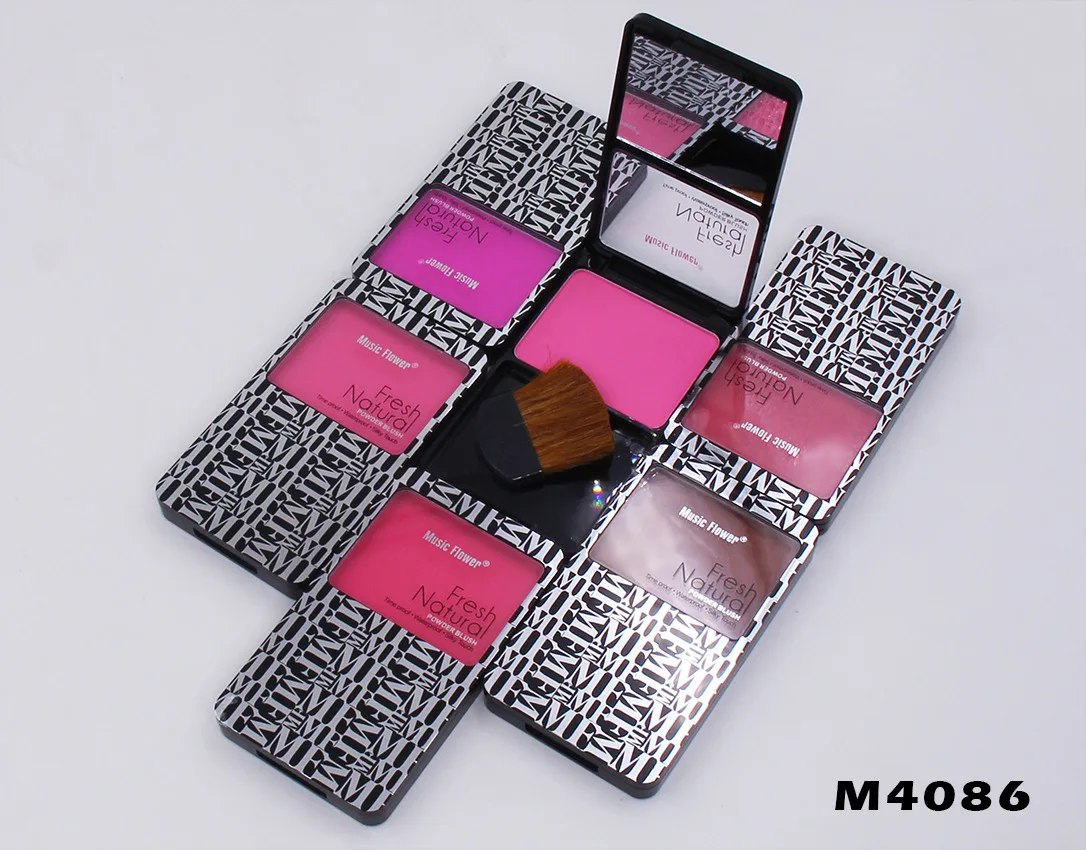 Музыка цветок уход за кожей лица макияж Sleek пудра для щек румяна палитра макияжа