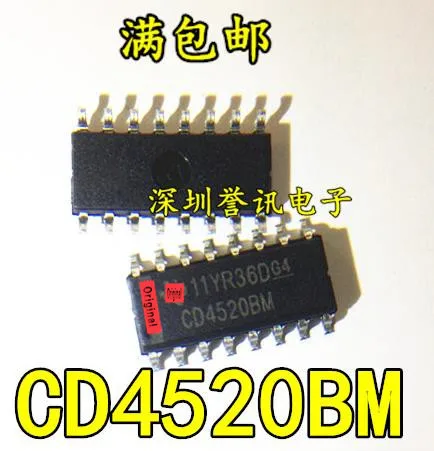 

{ New original } 50pcs/lot CD4520 CD4520BM SOP-16