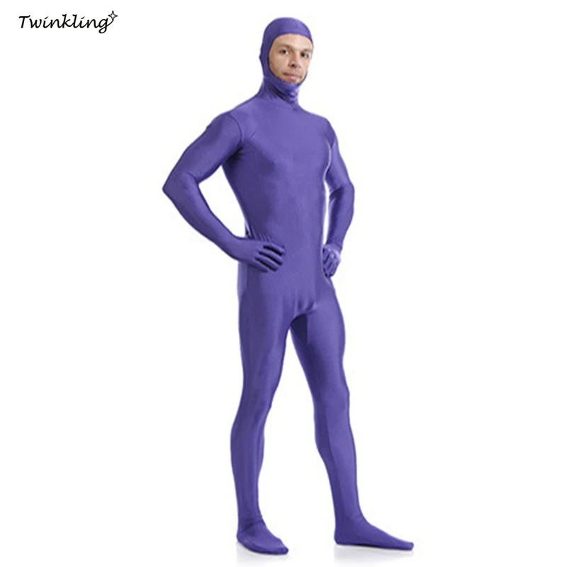Боди с открытым лицом зентай костюм на Хэллоуин для детей взрослых спандекс