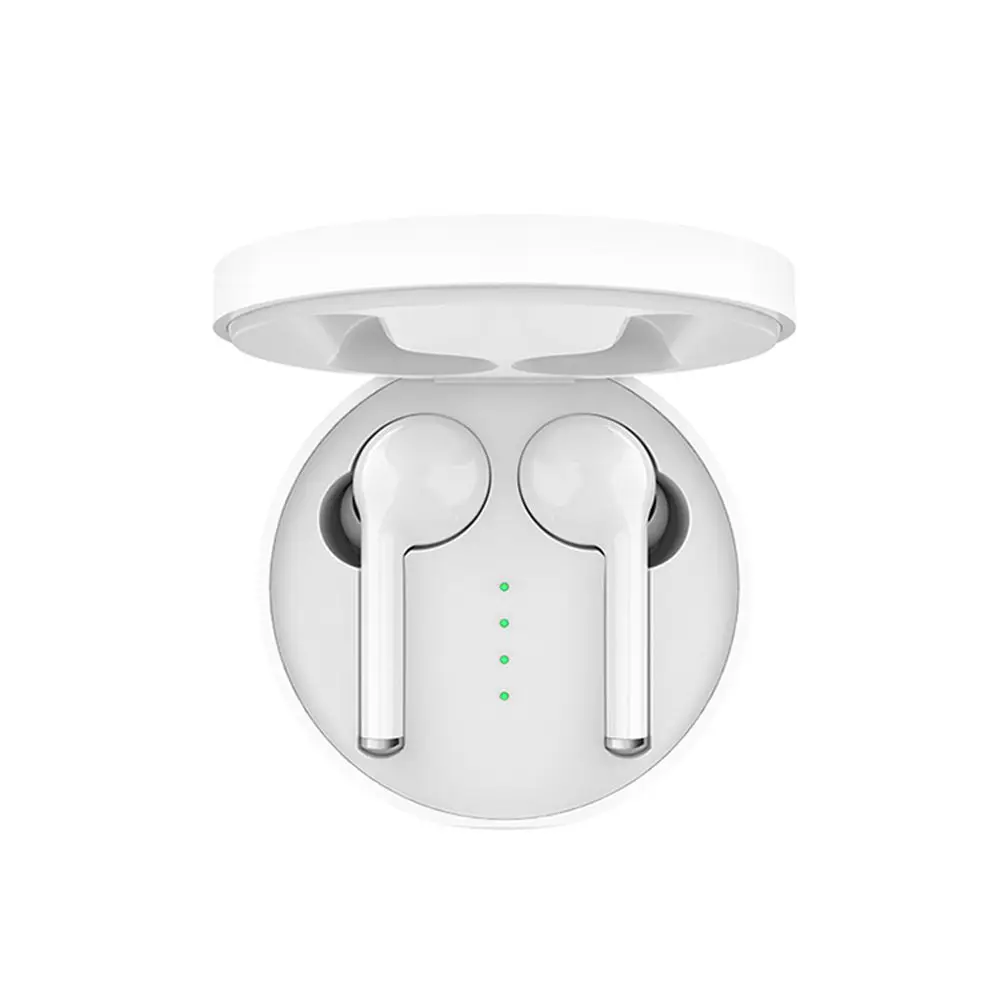 Bluetooth LanXun5.0 наушники водонепроницаемые беспроводные наушники Touch True беспроводная гарнитура с Bluetooth спортивные динамические наушники - Цвет: Белый