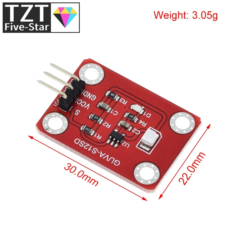 УФ-датчик 3528-3 3 нм Φ фотомодуль постоянного тока-5 в для Arduino /Raspberry pi - купить по
