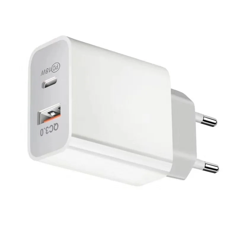 18 Вт Dual USB C PD зарядное устройство быстрое QC 3 0 для iPhone 12 X Xs 8 Xiaomi телефон Зарядное 200