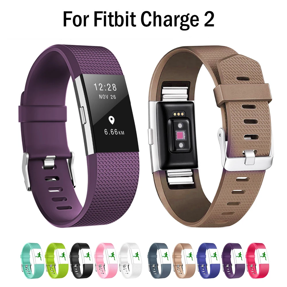 Сменный силиконовый ремешок для часов браслет Fitbit Charge 2 спортивные умные часы