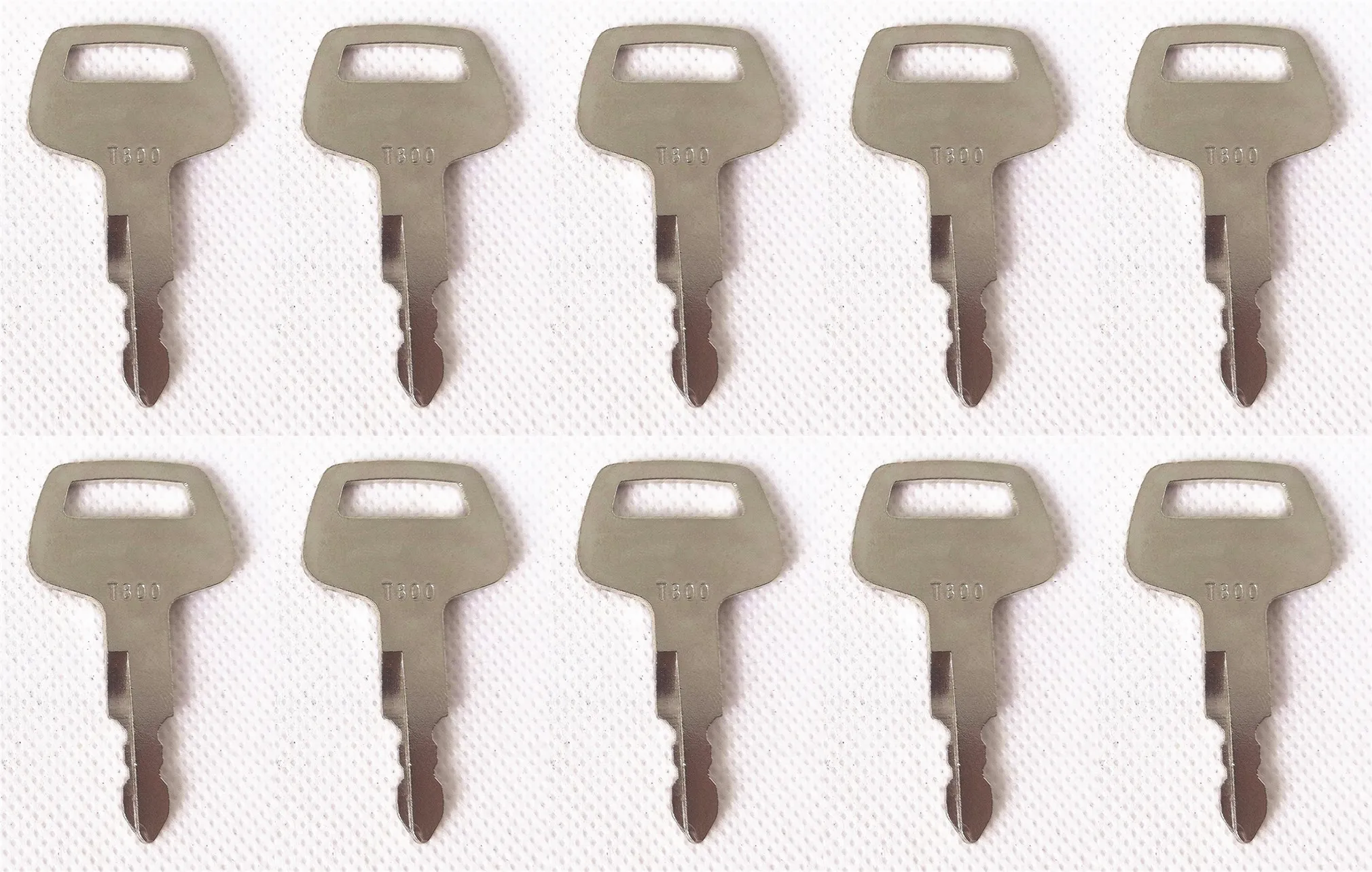 

10pc TCM T800 Keys Heavy Equipment Loader Ignition Key